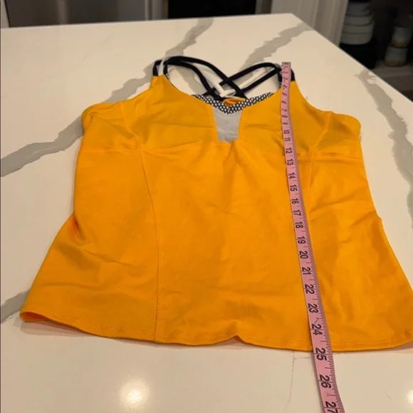 Lucky in Love Vibrant Yellow Tank Top L - Picture 7 of 10